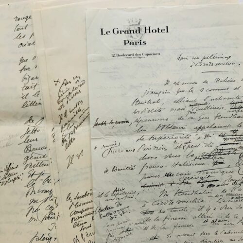 Important dossier sur Stendhal provenant des archives du stendhalien Charles Simon – vue 2