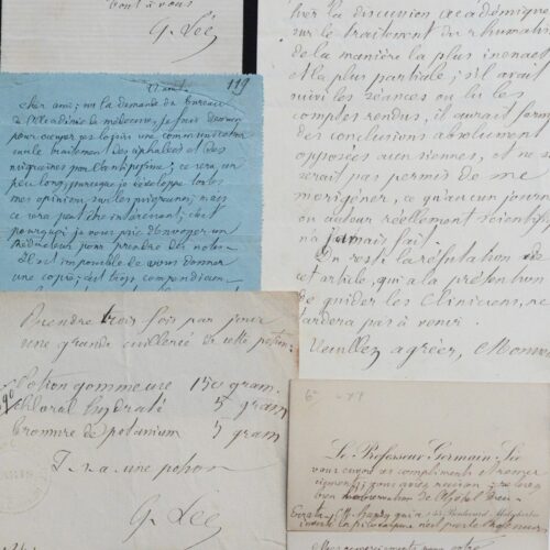 Lettres, cartes et ordonnance de Germain Sée – vue 2