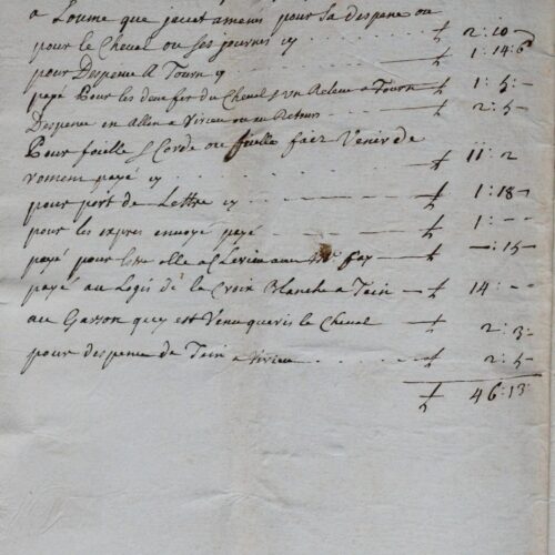 Manuscrit de sériciculture (Drôme), daté de 1725 – vue 2
