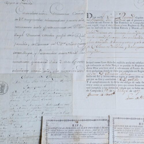 Mexique : 6 documents des XVIIIe et XIXe siècles – vue 2