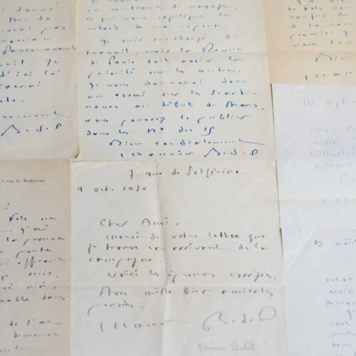 Sept lettres du prix Goncourt Maurice Bedel – vue 2