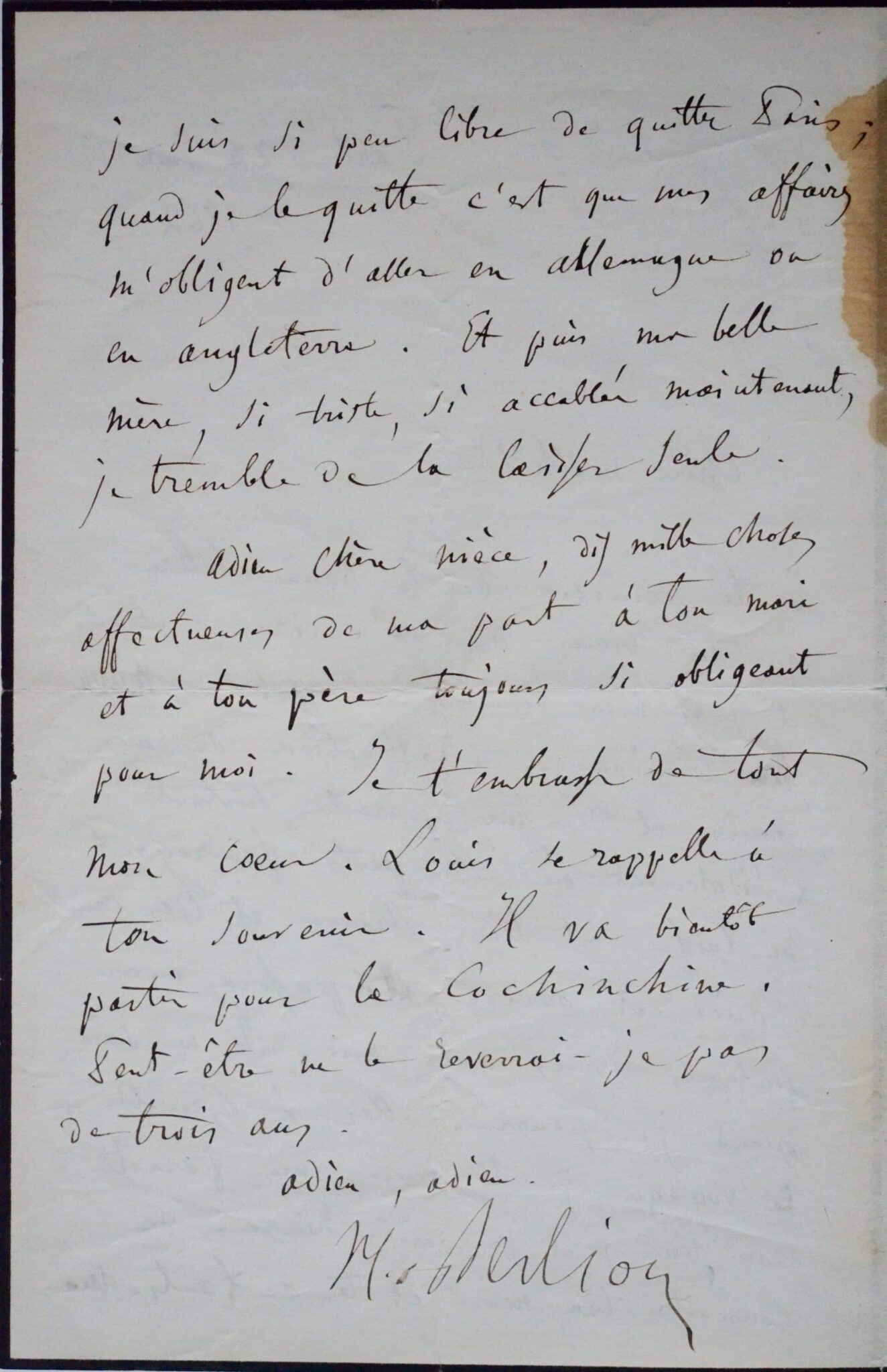 Berlioz pleure la mort de son épouse, Marie Recio – vue 3 Berlioz pleure la mort de son épouse, Marie Recio – vue 3