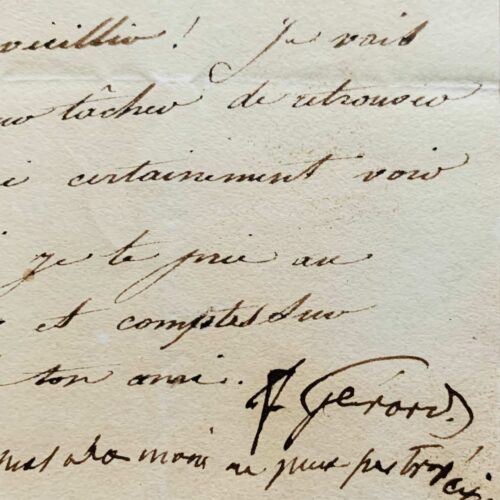François Gérard partage sa vie entre souffrances et peinture