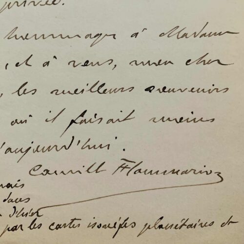 Camille Flammarion déplore le manque de considération envers l'astronomie privée