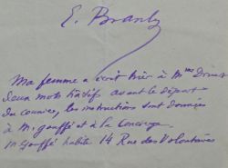Edouard Branly préfère les honneurs scientifiques aux honneurs civils.