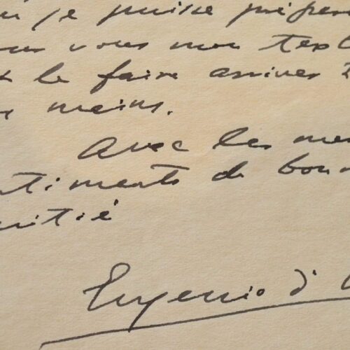 L'écrivain catalan Eugenio d'Ors s'inquiète de ne pouvoir terminer son travail.