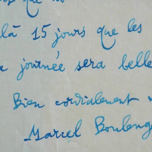 Marcel Boulenger amateur de courses canines.
