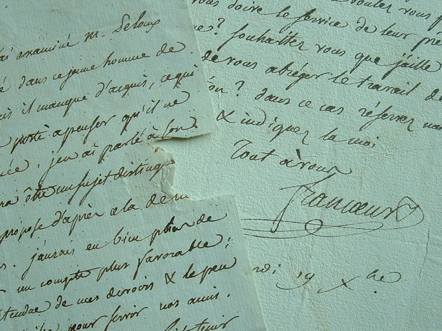 The mathematician Francoeur questions Ampère about his work.