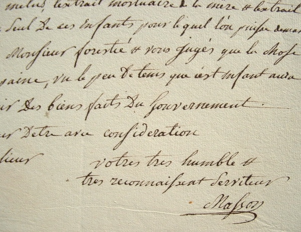 Le général Masson intervient pour des orphelins de Morlaix.