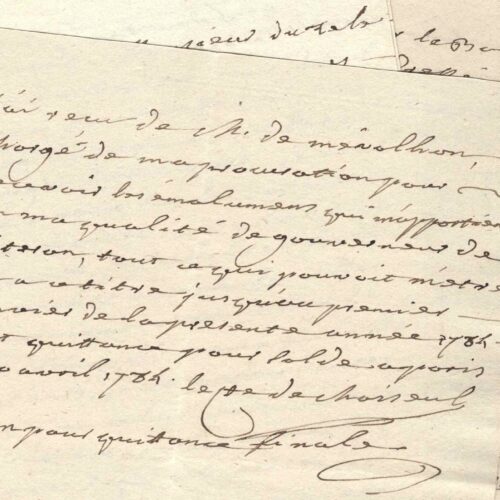 Examen d'un précieux manuscrit de marine aux armes de Colbert.