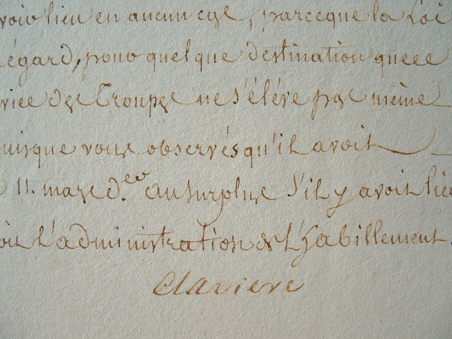 Etienne Clavière intransigeant.