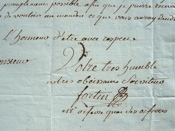 L'orfèvre Jean-Alexandre Fortin met à jour ses commandes.