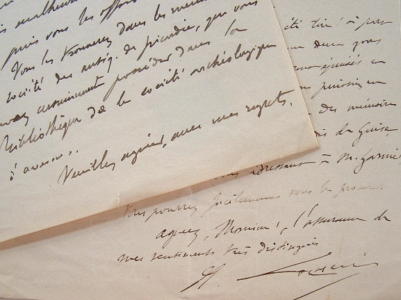 Hippolyte Cocheris évoque son travail sur le cartulaire de Guise.