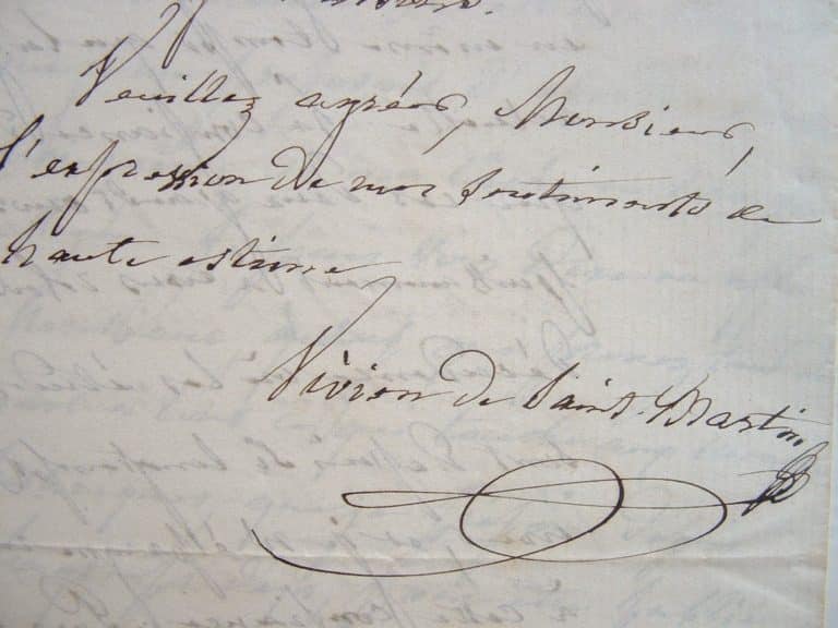 Vivien de Saint-Martin prépare le Dictionnaire de Géographie Universelle.