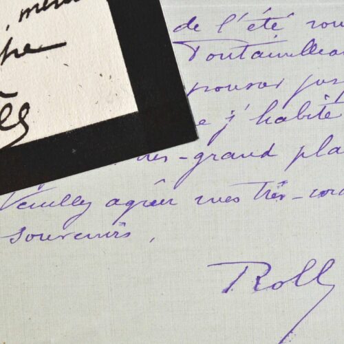 Alfred Roll sensible aux critiques de Péladan.