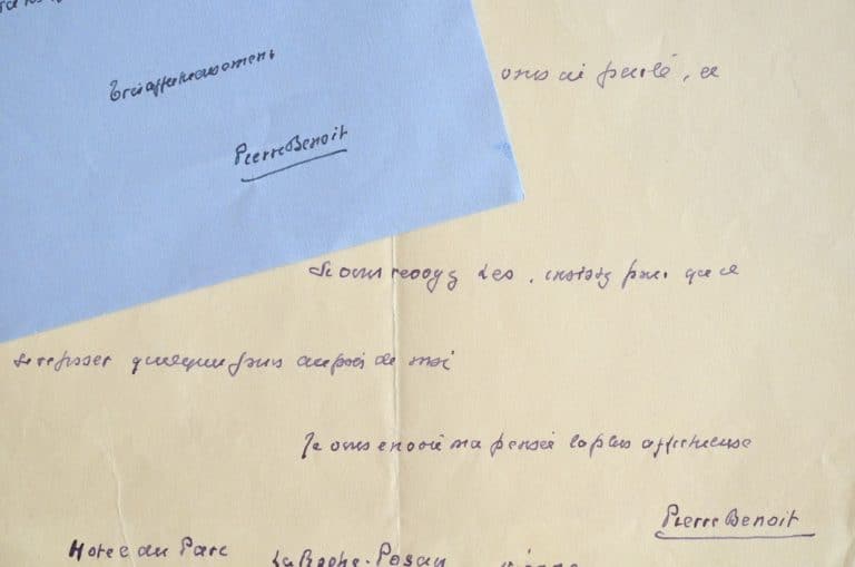 Pierre Benoit secrètement amoureux.