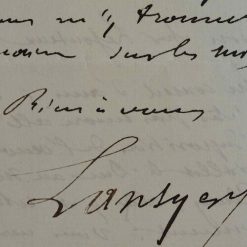 Le peintre Emmanuel Lansyer s'enthousiasme pour l'oeuvre de son maître, Viollet-le-Duc.