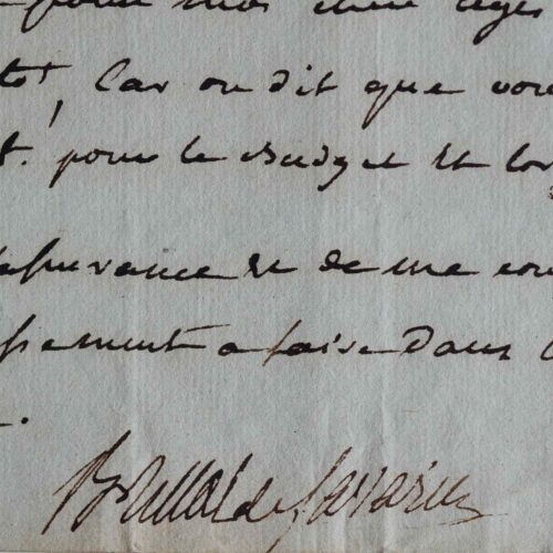 Brillat-Savarin appuie une affaire de son ami Carnot.