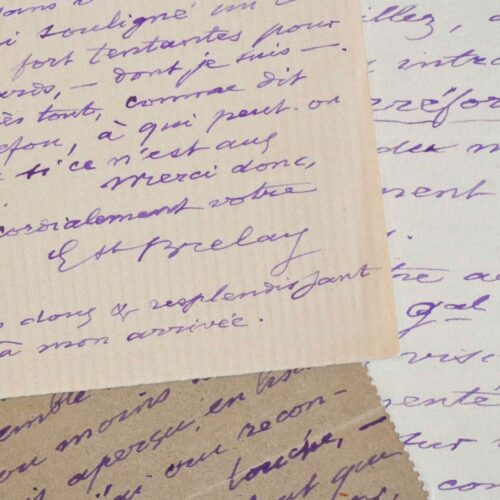 Trois lettres de l'économiste Ernest Brelay à son confrère Alfred de Foville.