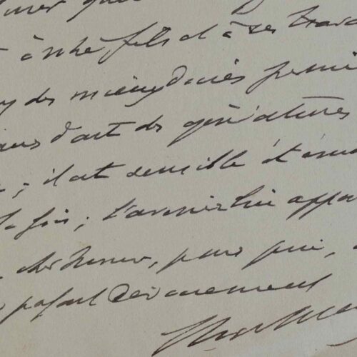 Roger Marx prédit un grand avenir à Jean de Foville.