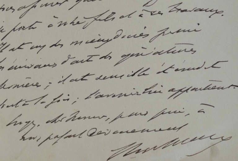 Roger Marx prédit un grand avenir à Jean de Foville.