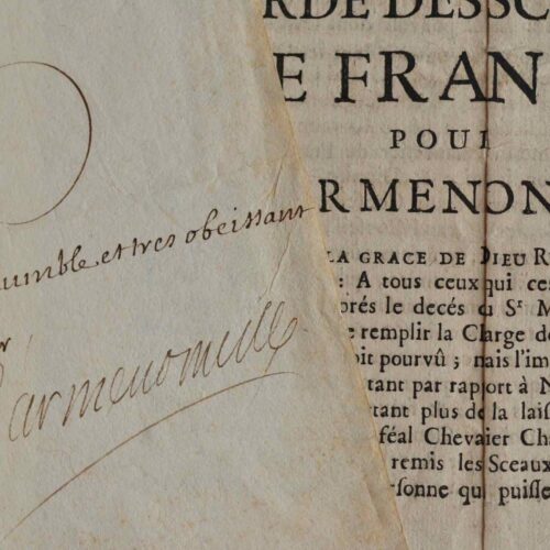 Joseph Fleuriau d'Armenonville achète deux moulins en pays Basque.