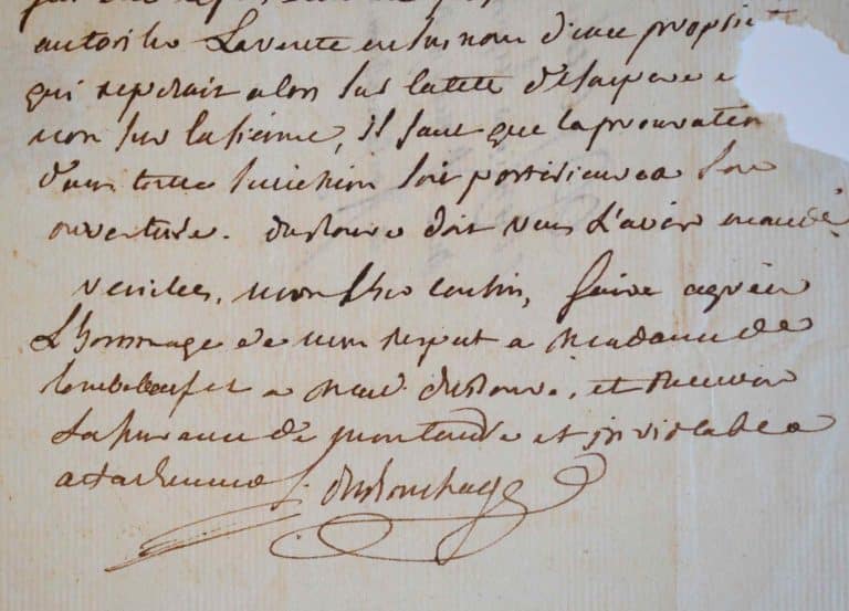 Du Bouchage s&rsquo;intéresse à la vente du domaine de Trévières.