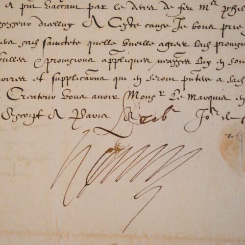 Henri III s'adresse au pape pour le prieuré du Val Saint-Benoit.