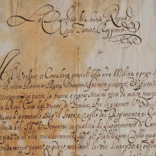 Chrestienne de France, la duchesse de Savoie, nomme un lieutenant.