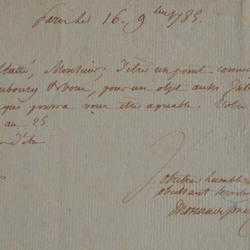 Le constituant martiniquais Moreau de Saint-Méry prend ses marques à Paris.