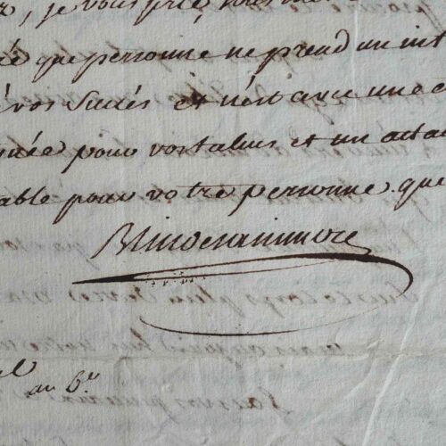 Blin de Sainmore admirateur d'Horace.