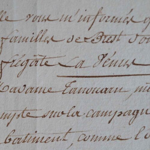 La Vénus et la Résolution portés disparus dans l'Océan Indien en 1788.