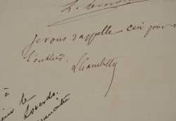Quelques mots de Gambetta durant le siège de Paris.