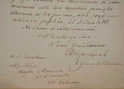 Lettre de l'évêque de Charleston, Patrick Lynch.