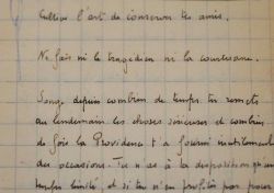 Carnet manuscrit de pensées et d'aphorismes de Jacques Deval