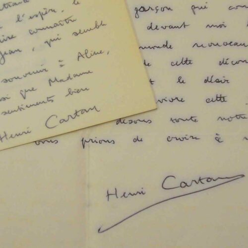 Le mathématicien Henri Cartan bouleversé par la musique de Beethoven.
