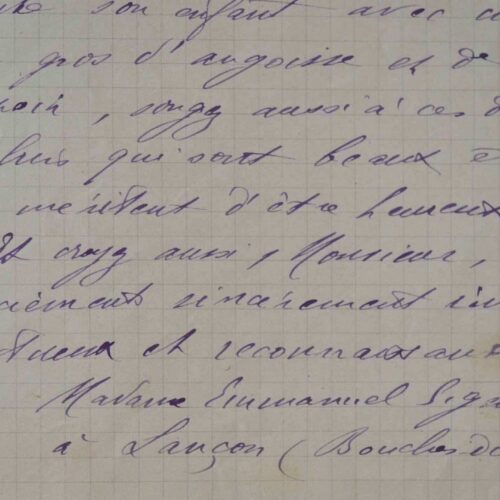 Emmanuel Signoret réduit à la misère.