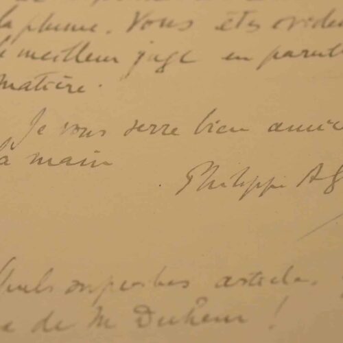 Le chimiste Philippe-Auguste Guye refuse d'écrire sur Marignac.