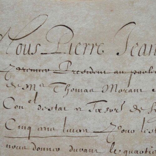 Le président Jeannin reçoit ses émoluments.
