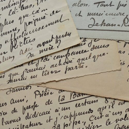 Jehan Rictus suit avec passion la parution de ses livres.