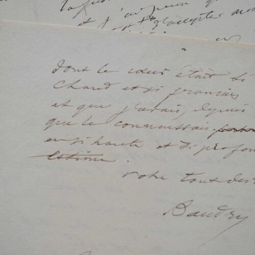 Le peintre Paul Baudry célèbre la mémoire de Léon Gambetta.