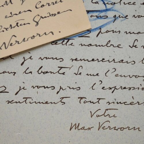 Max Verworn promet une communication sur le courant galvanique.