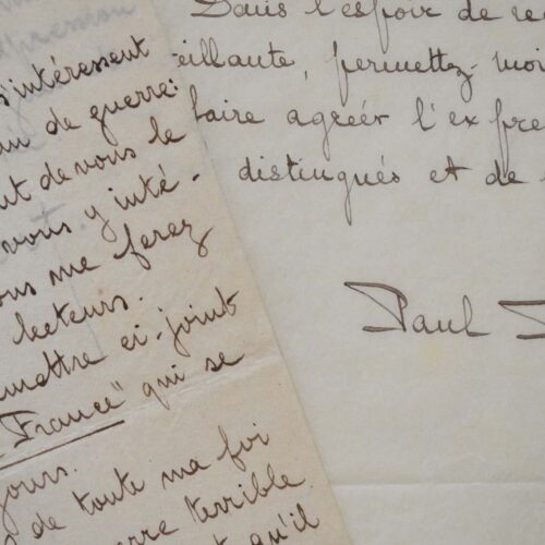 Paul Fort écrit pour venger la "cathédrale assassinée" de Reims.