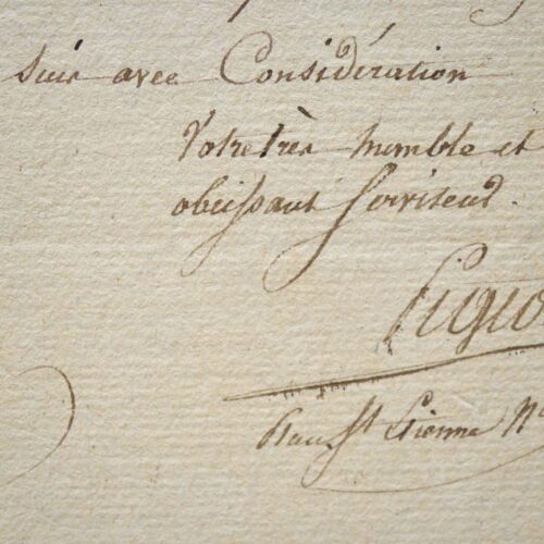 François Pigeot gravera bientôt la planche qui lui a été commandée.